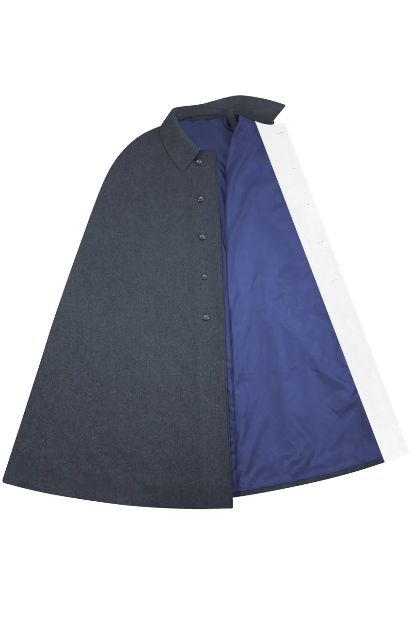   Luftwaffe German General / Officer Blue Grey Wool Cape German-Uniform