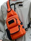 Waterproof Chest Bag Multiple Pockets Sports Bag for Outdoor Camping Sling Bag