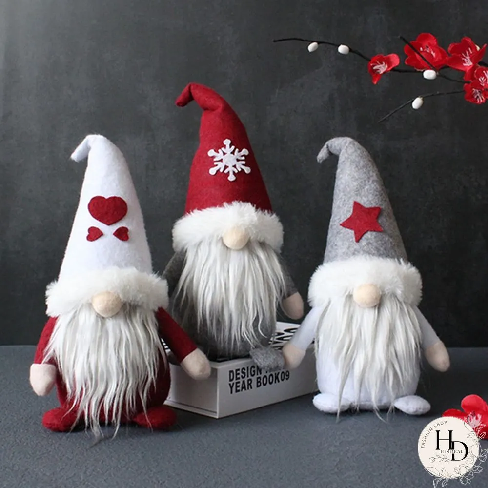 34Styles Swedish Tomte Dwarf Faceless Plush Doll Rudolph Gnomes Dwarf Santa Claus Elf Doll Ornaments
