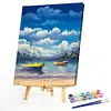 Beach Spray-Paint By Numbers Acrylic Painting 40*50CM