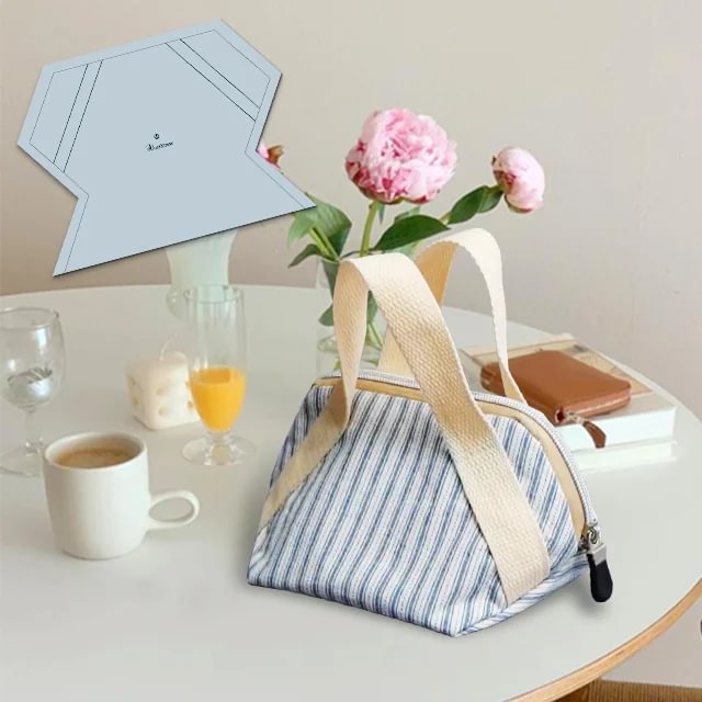 DIY Super Simple Zipper Tote Bag Templates - With Instructions
