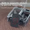 Expandable Fishing Tackle Box Luminous Waterproof Magnetic Tools Storage Box