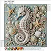 Diamond Painting-DIY Crystal Rhinestone Seahorse