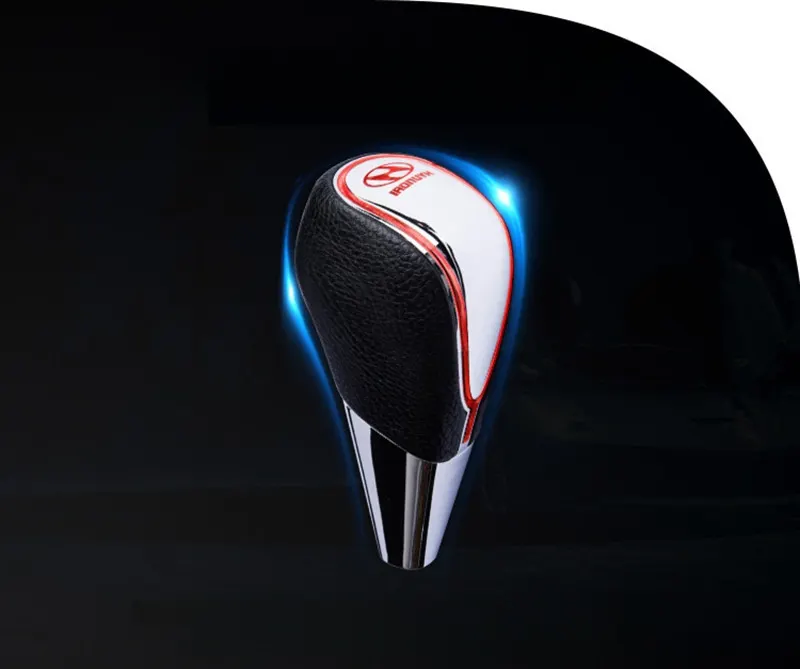 Car manual gear modification head (LED luminous leather feel)
