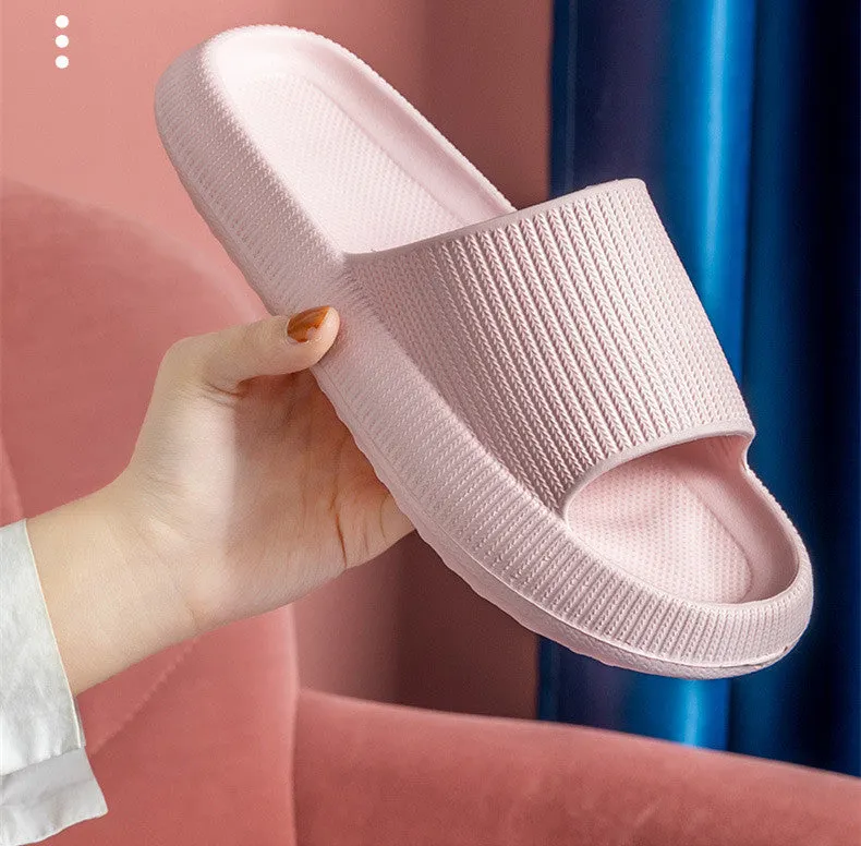 Man Women Slipper Quick-Drying Thickened Non-Slip Sandals Thick Sole House Slippers Bathroom Footwear Summer Beach Sandal