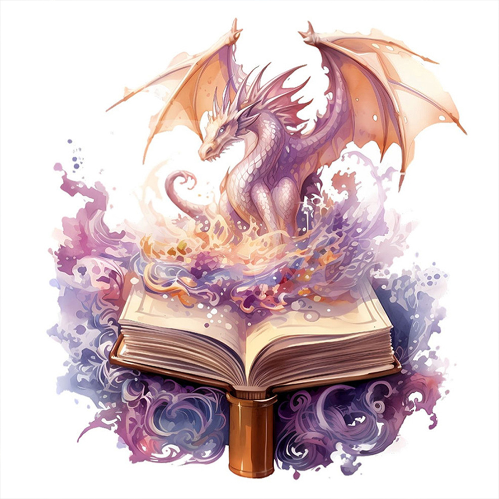 Dragon-Paint by Numbers-16"x16"/40x40cm