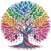 Tree Of Life-Partial Special Shaped Diamond Painting 30*30CM