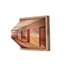 3D Naked Eye Vision Night Light Wall Lamp Living Room Home Creative Light Luxury Wooden Punch-Free Wall Hanging Advanced Atmosphere Lamp