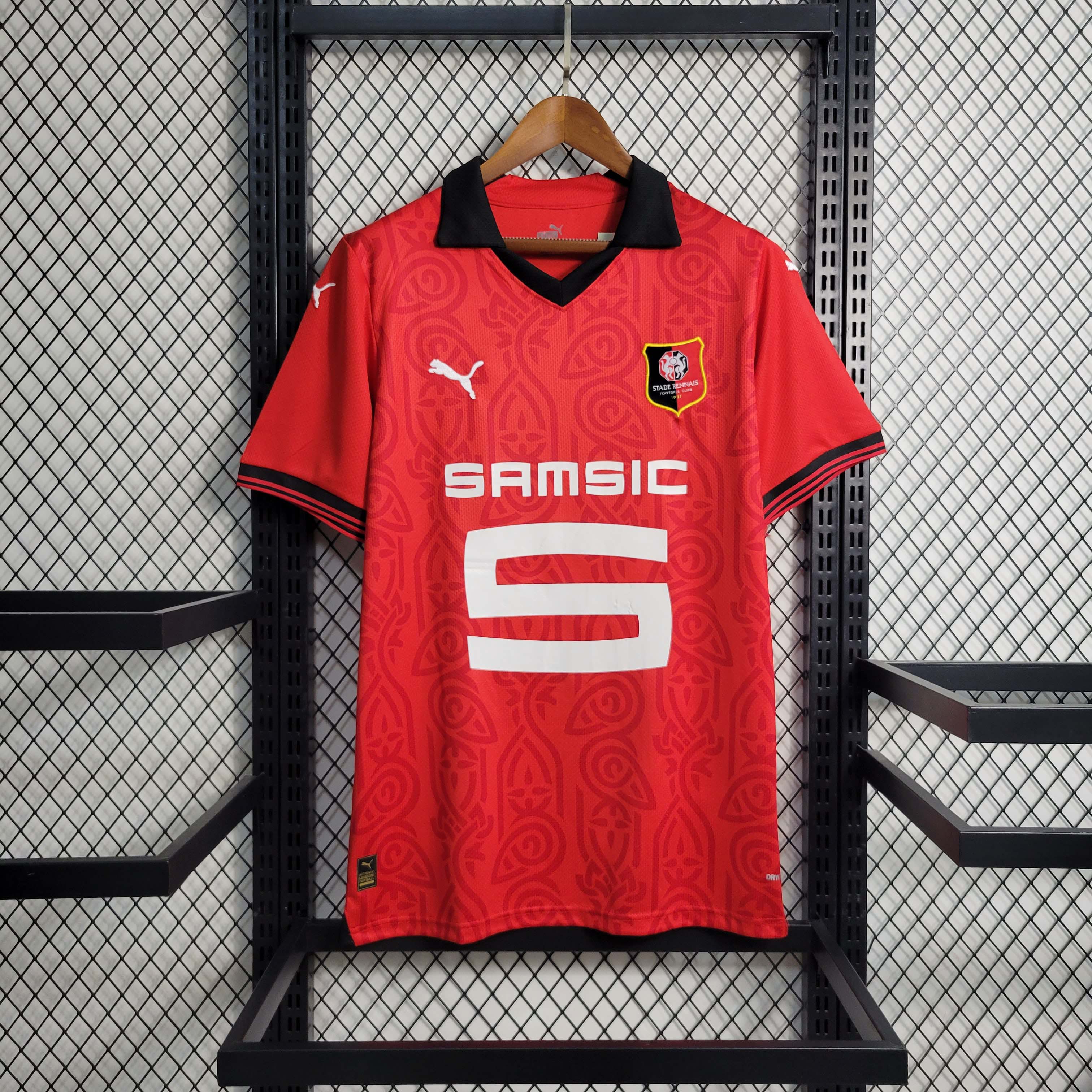 2023-2024 Stade Rennais Home Football JerseyFootball Shirt 1:1 Thai Quality