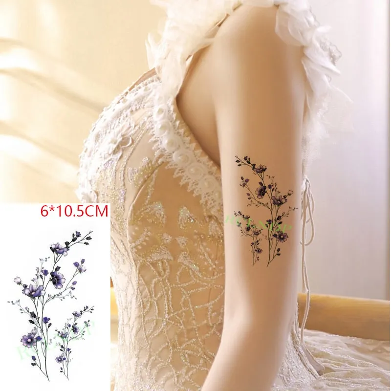 Waterproof Temporary Tattoo Sticker Wings Feather Small Element Fake Tatto Flash Tatoo Hand Arm Chest Art for Kids Men Women