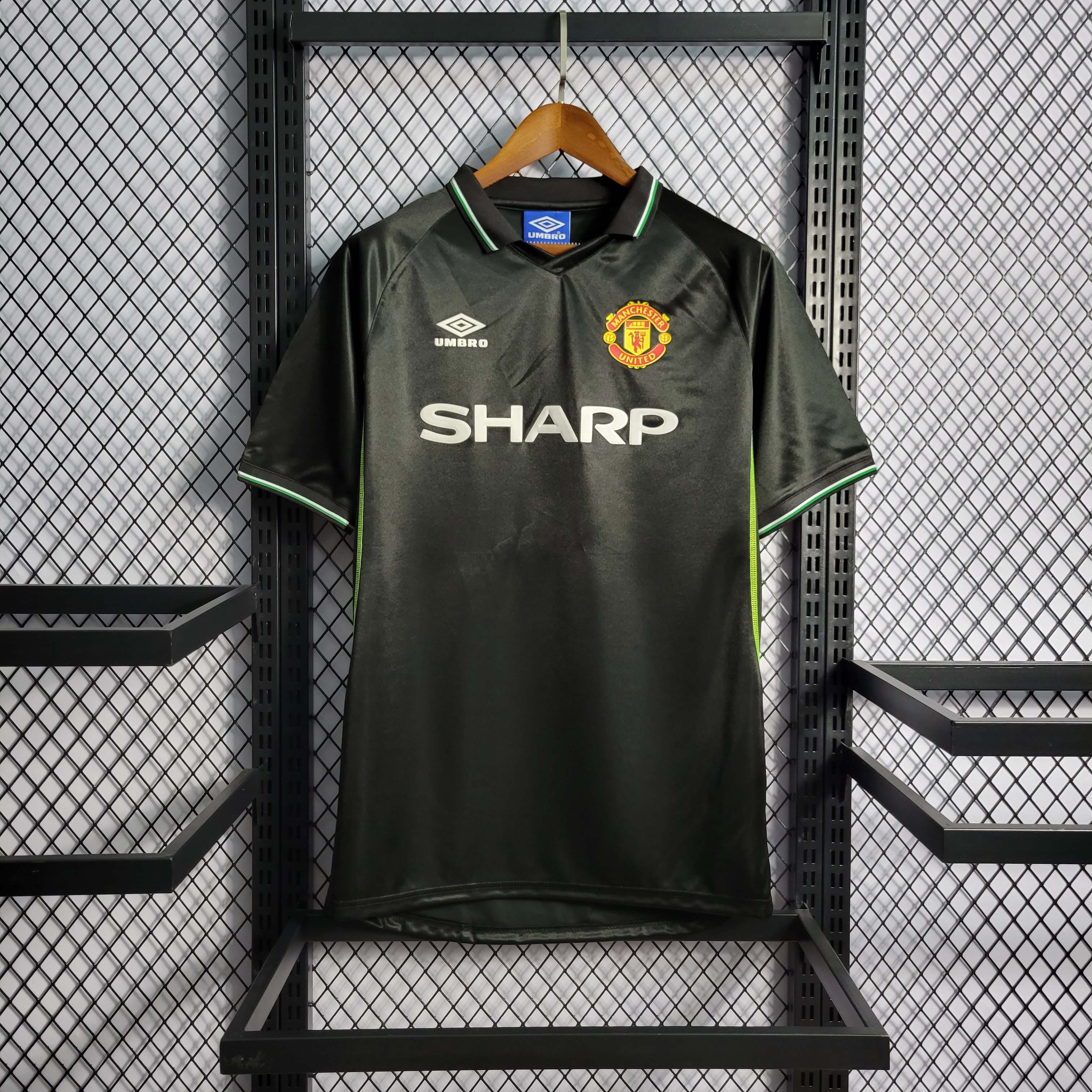 1998-1999 Retro Manchester United Third Away Football Shirt 1:1 Thai Quality