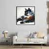 (Stamped/Counted) Cat Scenery-11CT Cross Stitch 40*40cm