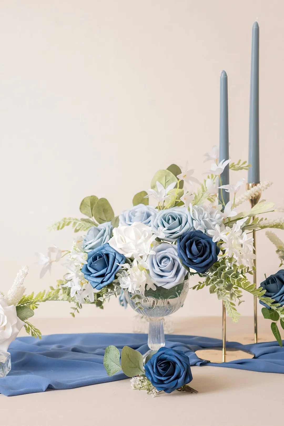 3" Foam Rose with Stem - 56 Colors