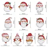 10pcs DIY Cartoon Christmas  Diamond painting pendant