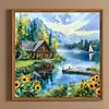 Diamond Painting-DIY Full Round Drill LAKE(40*40 CM)