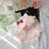 Small fresh mesh ruffled bow underwear