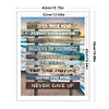(Stamped/Counted) Words-11CT Cross Stitch 40*50cm