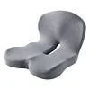 Memory Foam L-Shaped Integrated Seat Cushion with Lumbar Support Sitting Pillow