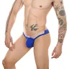 Men's Nylon Belt Ice Silk Wide Belt Thong U Convex Underwear