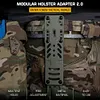 2.0 Metal Modular Pistol Holster Adapter Quick Pull Draw Adapter Tool (Green)
