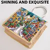 Diamond Painting Fairy Tale Town Tote Bag Handbag