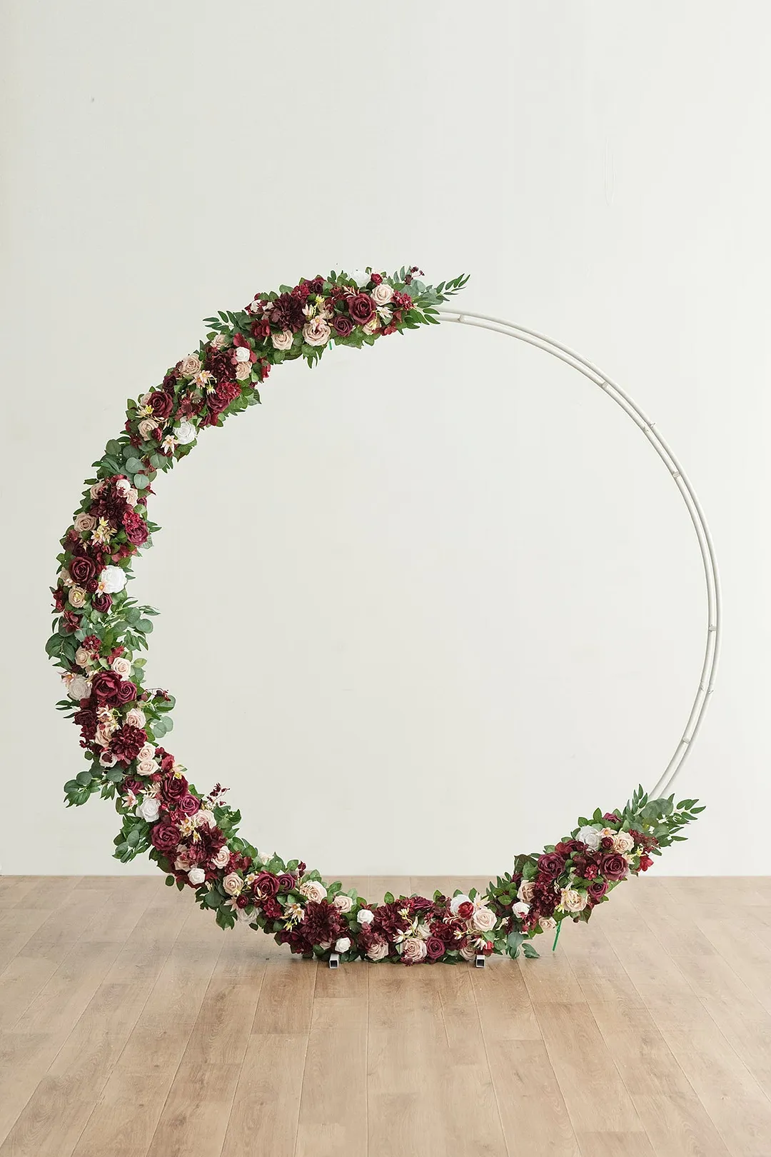 Flower Arrangements for Arch Decor in Romantic Marsala
