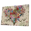 Framed Love Heart - Paint by Numbers Acrylic Painting 40x50cm(HOT)