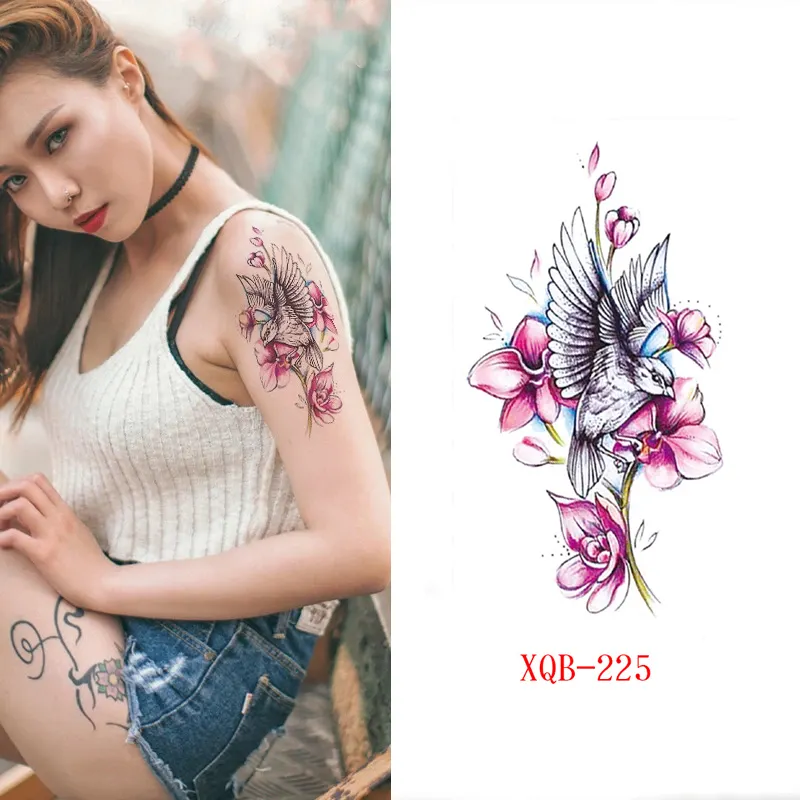 Sdrawing Forest Animal Temporary Tattoos for Men Wolf Tattoo Stickers Tiger Skull Skeleton Fake Tattoo for Women Arm Sleave