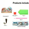 (US Local)Sea Turtle DIY Diamond Painting Hanging Hook No Hole Punching Wall Decoration