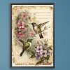 Hummingbird Flowers-Paint by Numbers Acrylic Painting 40*60CM(Poster style）(HOT)