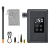 Fast Inflate Portable Pocket Bike Pump with Digital Gauge Bicycle Pump Auto Stop