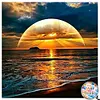 Seaside Sunrise- Round AB Drills Diamond Painting(45*45cm)