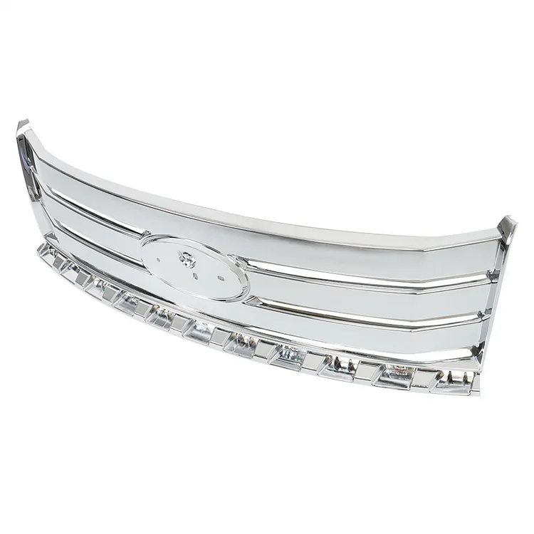 SEBLAFF Front Bumper Upper Grille Chrome Insert Grill Assembly Replacement for 2007-2010 Edge