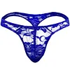 Men's Sexy Lace G-String Underwear Seamless Transparent Thong