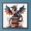 【Limited Stock Sale】Flying Dragon In Book-Paint by Numbers Acrylic Paintingg 40*40CM(Watercolor)
