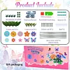 10Pcs 5D Flower Butterfly Diamond Painting Kit, DIY Vase Filler Ornament Table Decoration for Garden Home Decor