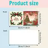 6PCS Diamond Painting Christmas Tree Greeting Cards Congratulations Cards & Gifts