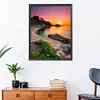 Seaside-11CT Stamped Cross Stitch Kit(40*50cm)