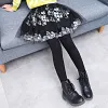 Kid Girl Teenage Leggings Floral Cake Skirt Pants