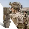 Molle Radio Pouch Adjustable Wear-Resistant Molle Radio Holster for Bags Duffels