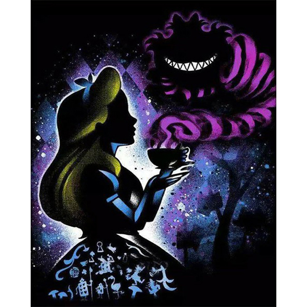 Girl With Monster-Paint by Numbers-30*40cm/40*50cm