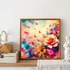 >SALE<5D DIY Full Round Drill Diamond Painting 3D Rose Kit Home Decoration 30x30cm