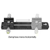 Camera Quick Release Plate Clamp Set Telephoto Camera Lens Moving Metal Clamp Macro Adjustment Pan Head Quick Release Clamp Suitable For DSLR Camera Tripod Ball Head