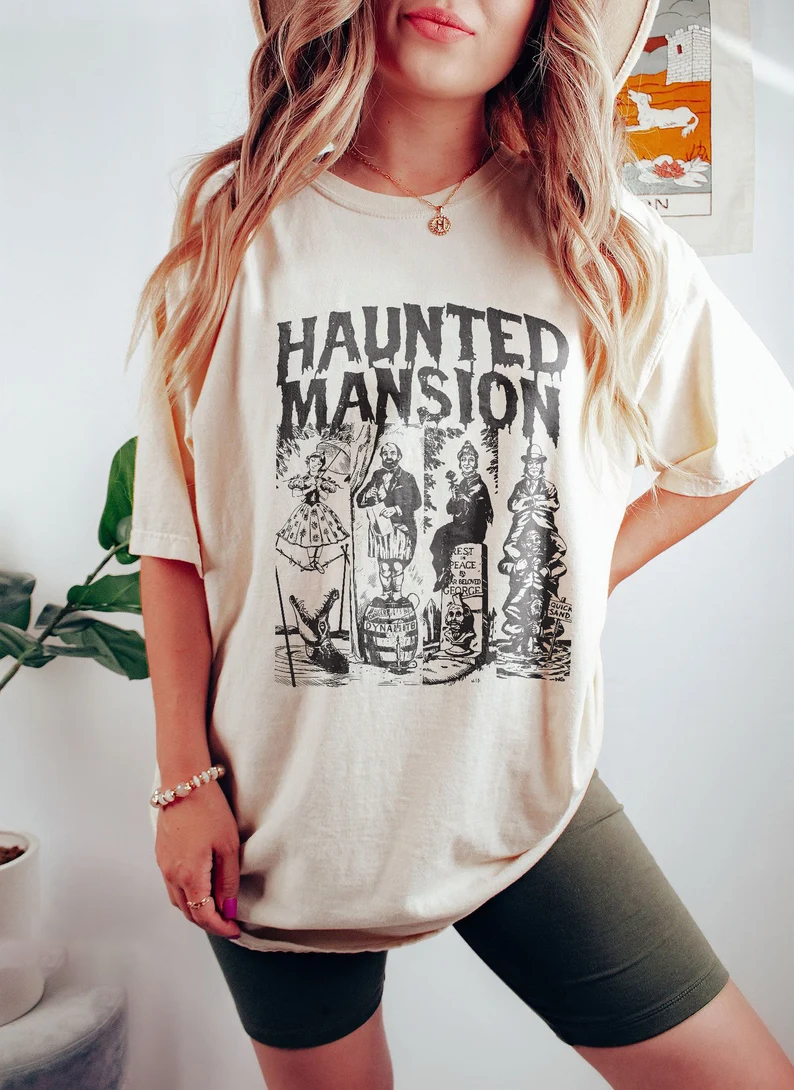 Comfort Colors&reg; Vintage The Haunted Mansion shirt