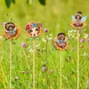 6Pcs Sunflower Fairy DIY Diamond Painting Kits Garden Stakes Diamond Art Kits