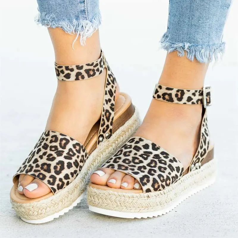 Wedges Shoes Women High Heels Sandals Summer Shoes 2019 Flip Flop Chaussures Femme Platform Sandals Plus Size 35-43 Sandalias 514-1