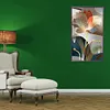 Diamond Painting -DIY Round Drill Golden Leaf Lotus(40x75cm)