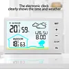 Wireless Weather Station Digital Thermometer Hygrometer Alarm Clock for Desktop
