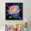 Rose-11CT Stamped Cross Stitch 40*40cm/15.75*15.75in
