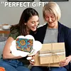 (US Local)DIY Mandala Diamond Art Wooden Coin Pouch with Chain 5D Diamond Painting Purse